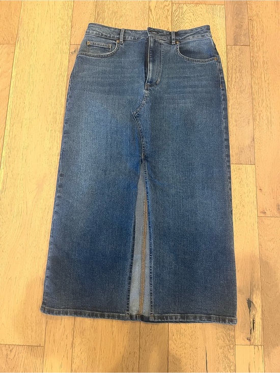 Tecovas Dresses & Skirts - Tecovas Women's Midi Denim Skirt - Medium Wash Denim / 29